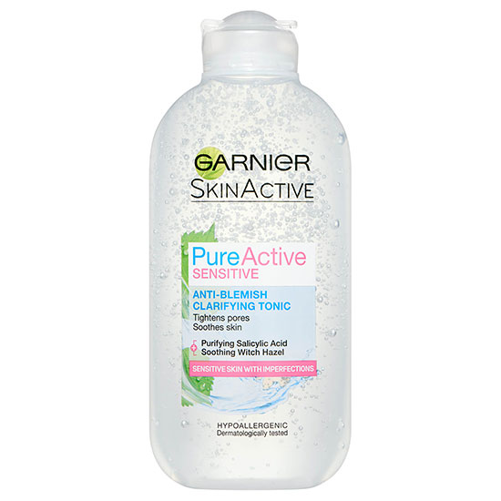 Garnier Pure Active Anti Blemish Clarifying Tonic Sensitive Skin