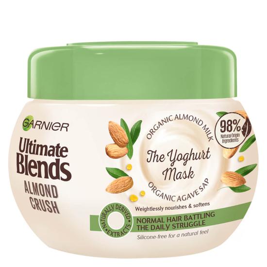 Garnier Ultimate Blends Almond Milk & Agave Sap Hair Mask Treatment For Normal Hair