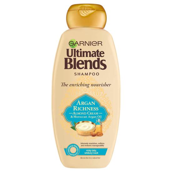 Garnier Ultimate Blends Argan Oil & Almond Cream Dry Hair Shampoo 12 oz