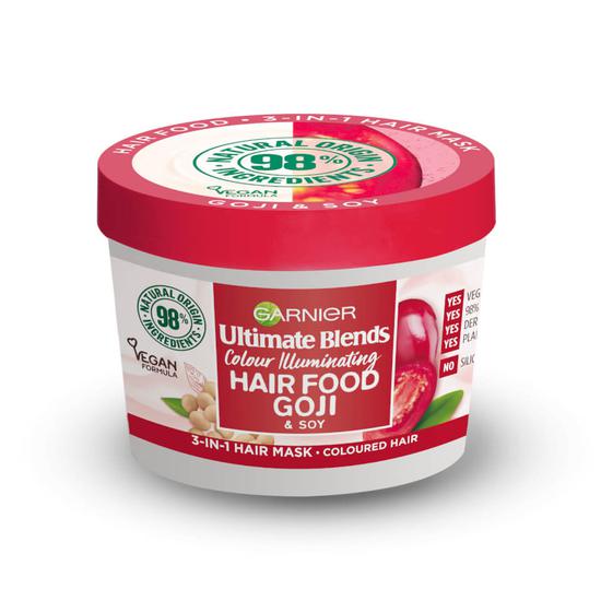Garnier Ultimate Blends Hair Food Goji 3-in-1 Hair Mask Treatment For Colored Hair 13 oz