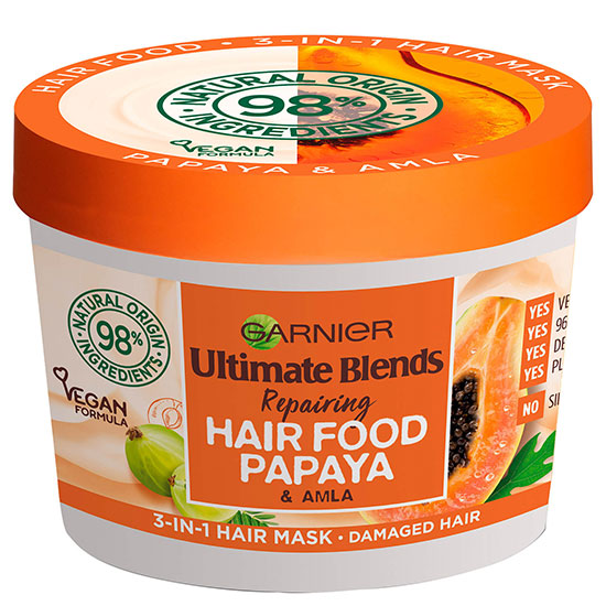 Garnier Ultimate Blends Ultimate Blends Hair Food Papaya 3 In 1 Damaged Hair Mask Treatment