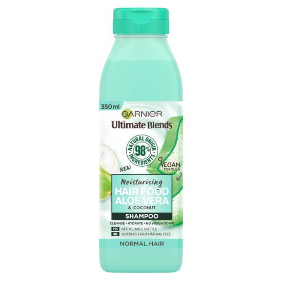 Garnier Ultimate Blends Moisturizing Hair Food Aloe Vera Shampoo For Normal Hair 12 oz