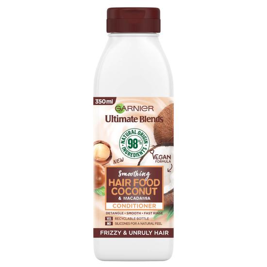 Garnier Ultimate Blends Smoothing Hair Food Coconut Conditioner For Frizzy Hair 12 oz