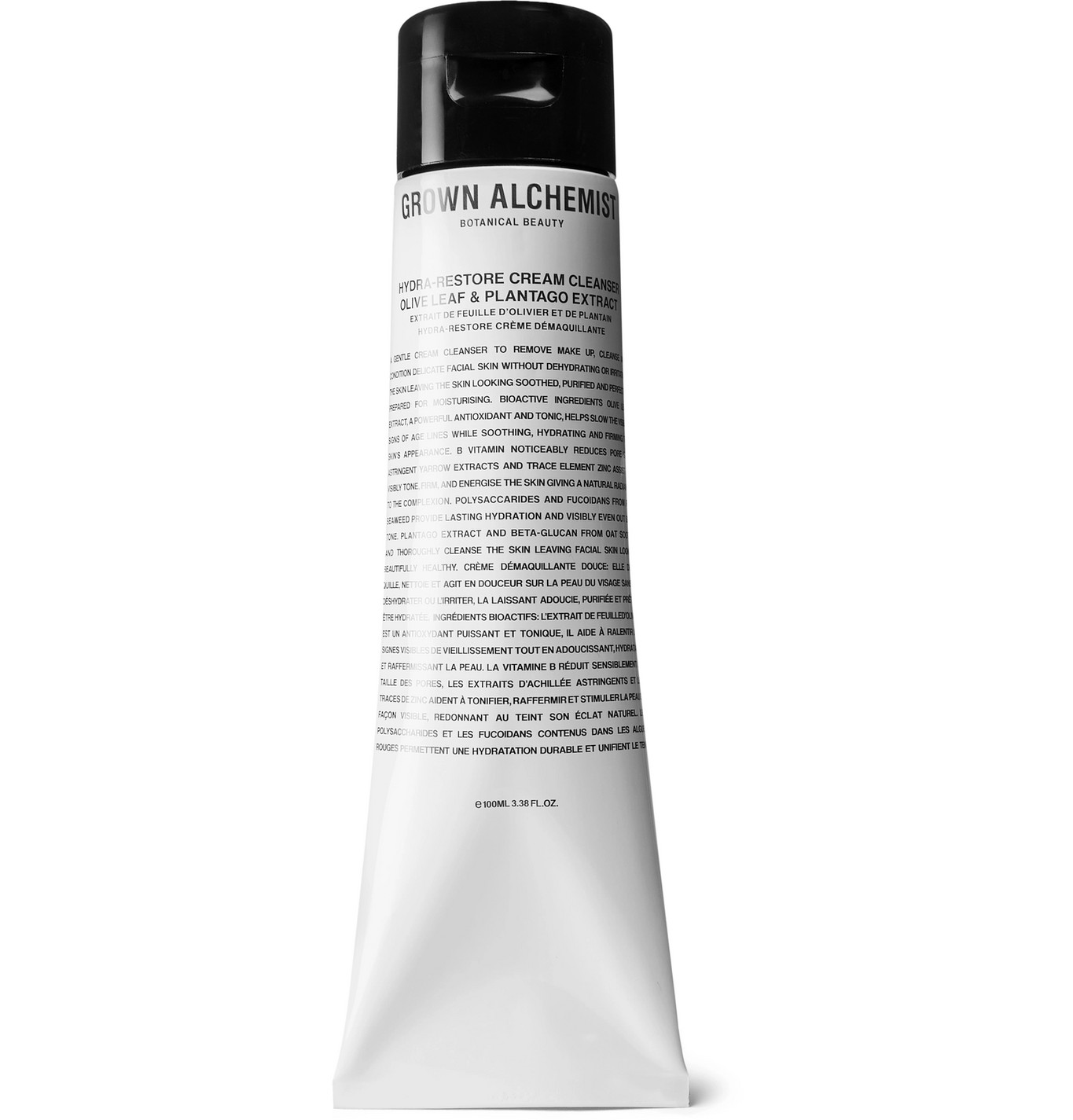 Grown Alchemist Hydra-Restore Cream Cleanser - Olive Leaf & Plantago Extract 3 oz