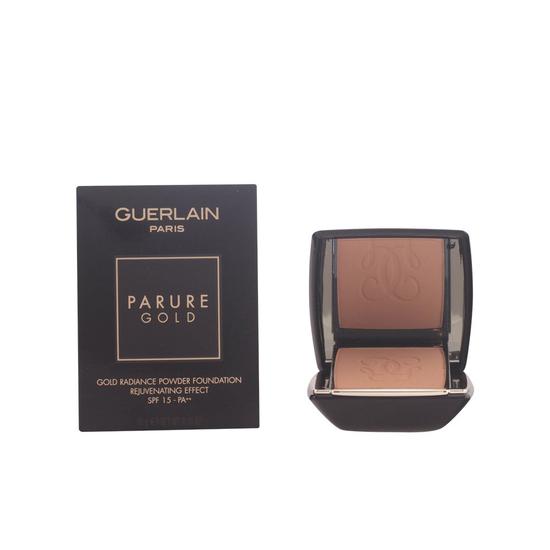 GUERLAIN Parure Gold Compact Powder Foundation Beige Fonce