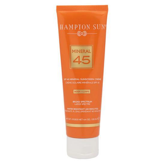 Hampton Sun SPF 45 Mineral Creme For Body 4 oz
