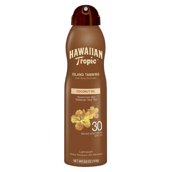 Hawaiian Tropic Dry Oil Clear Spray SPF 30 5 oz