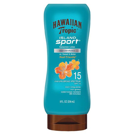 Hawaiian Tropic Island Sport Lotion SPF 15 8 oz