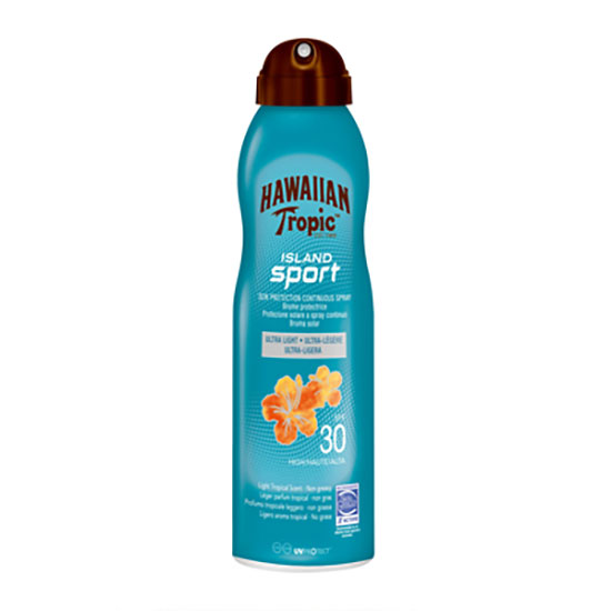 Hawaiian Tropic Island Sport Sunscreen Continuous Spray SPF 30 7 oz