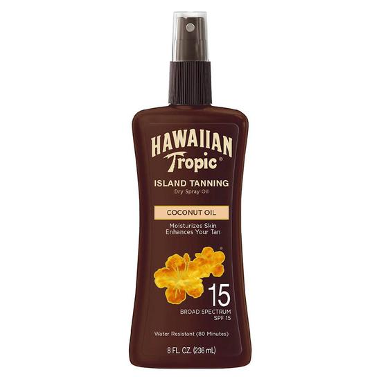 Hawaiian Tropic Island Tanning Dry Oil Spray SPF 15