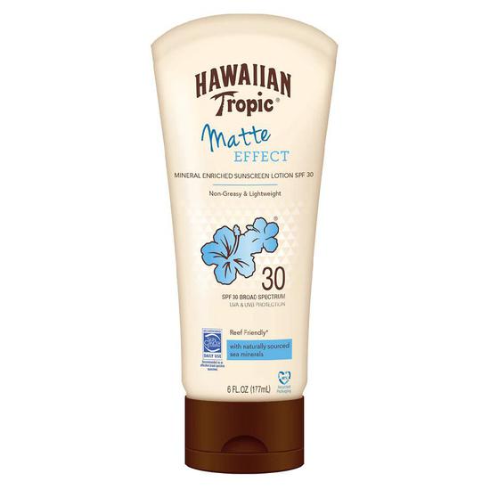 Hawaiian Tropic Matte Effect Lotion SPF 30 6 oz