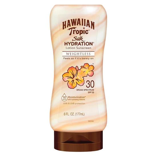 Hawaiian Tropic Silk Hydration Weightless Lotion SPF 30 6 oz