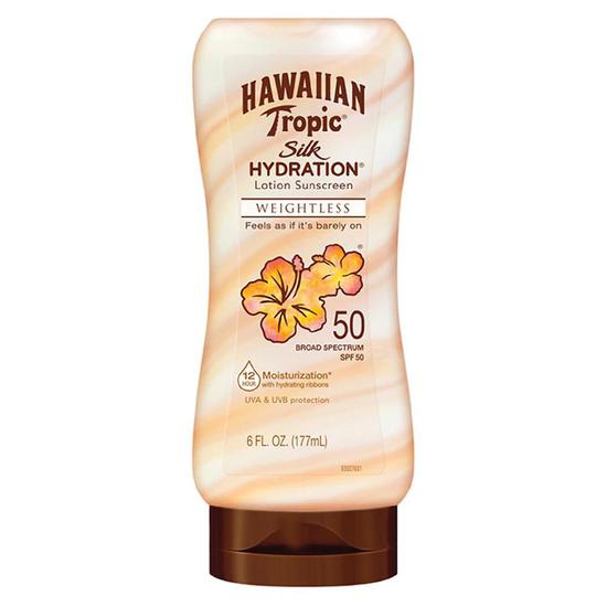 Hawaiian Tropic Silk Hydration Weightless Lotion SPF 50 6 oz