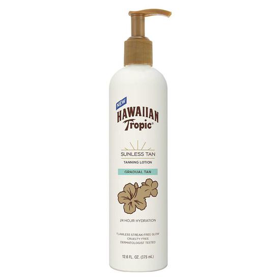 Hawaiian Tropic Sunless Tan Gradual Tanning Lotion 13 oz