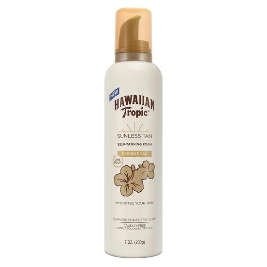 Hawaiian Tropic Sunless Tan One Hour Express Foam 7 oz