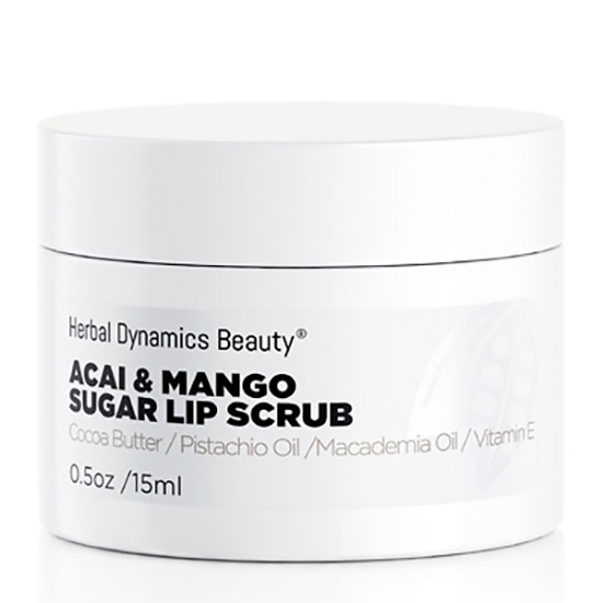 Herbal Dynamics Beauty Acai & Mango Sugar Lip Scrub 0.5 oz