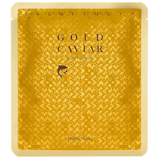 Holika Holika Prime Youth Gold Caviar Gold Foil Mask One Mask