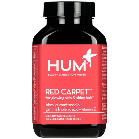 Hum Nutrition Red Carpet Glowing Skin & Hair Supplement 60 Softgels (30 Days)