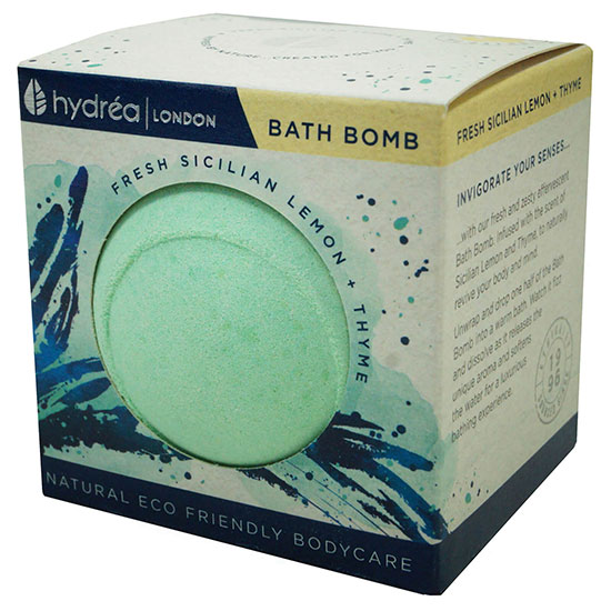 Hydréa London Uplifting Sicilian Lemon & Thyme Bath Bomb