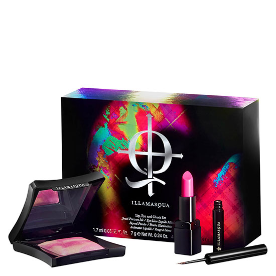 Illamasqua Lip, Eye & Cheek Set