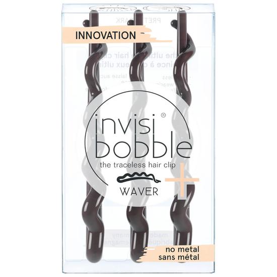 Invisibobble Waver Plus Pretty Dark Hair Clip 3 Pack