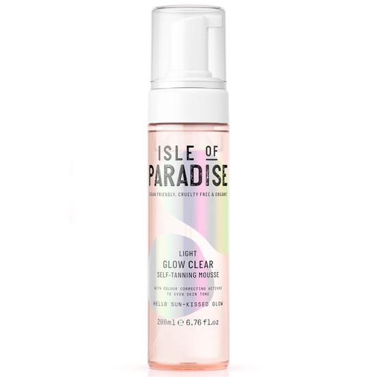 Isle of Paradise Glow Clear Self Tanning Mousse Light