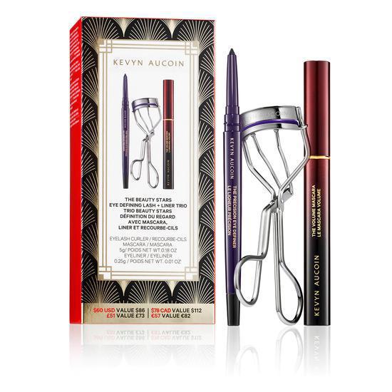 Kevyn Aucoin The Beauty Stars: Eye Defining Lash + Liner Trio Eyelash Curler + Volume Mascara + Precision Eye Definer