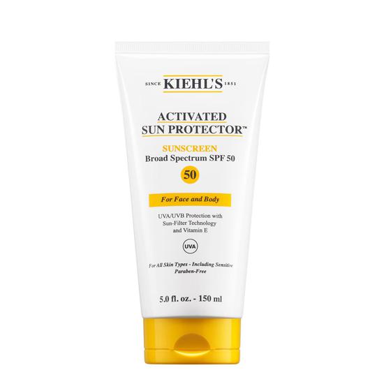 Kiehl's Activated Sun Protector For Face & Body SPF 50 5 oz