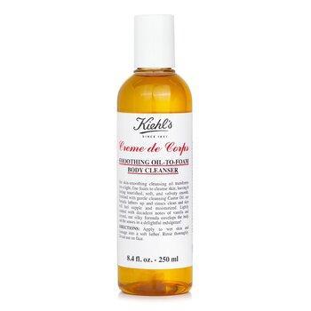 Kiehl's Creme De Corps Smoothing Oil To Foam Body Cleanser 8 oz