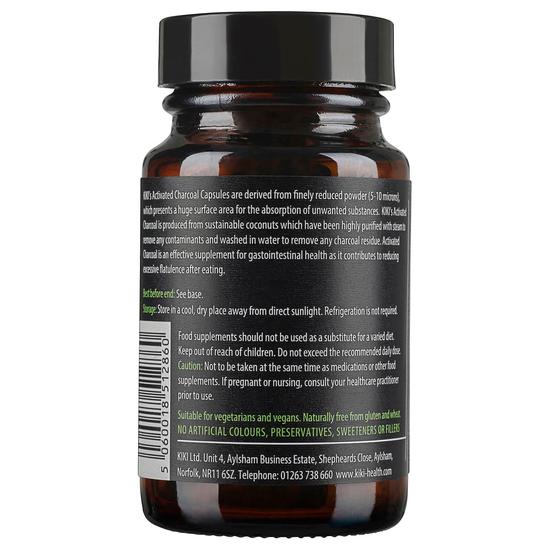 KIKI Health Activated Charcoal 50 Vegicaps
