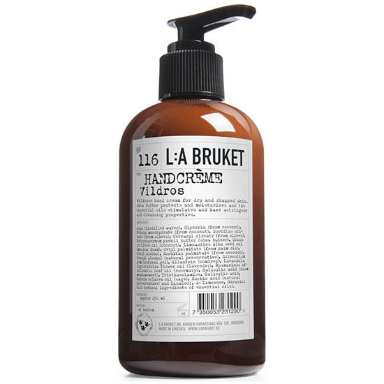 L:A BRUKET Hand Cream Wild Rose 250ml
