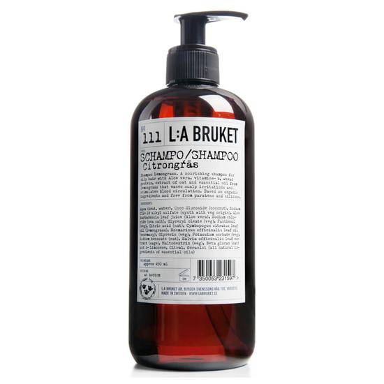 L:A BRUKET Large Lemongrass Shampoo 15 oz