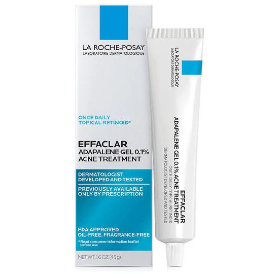 La Roche-Posay Effaclar Adapalene Gel 0.1% Acne Treatment 2 oz