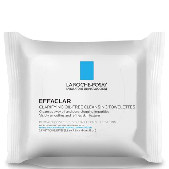 La Roche-Posay Effaclar Facial Wipes For Oily Skin 25 Wipes