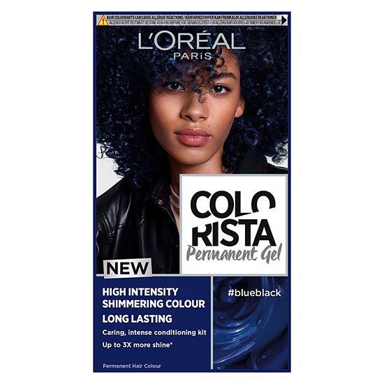 L'Oreal Paris Colorista Permanent Hair Dye Gel #blueblack