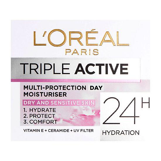 L'Oreal Paris Dermo Expertise Triple Active Day Multi Protection Moisturizer Dry/Sensitive Skin