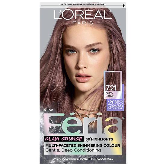 L'Oreal Paris Permanent Hair Color 721 Dusty Mauve