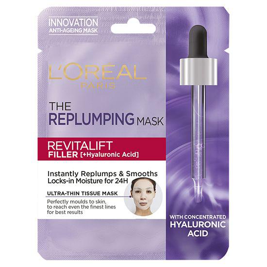 L'Oreal Paris Revitalift Filler Hyaluronic Acid Tissue Mask 1 oz
