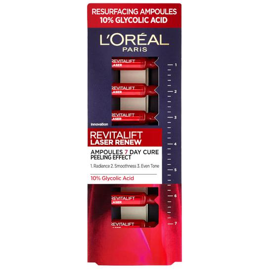 L'Oreal Paris Revitalift Laser Ampoules 10% Glycolic Acid 7x 0.0 oz