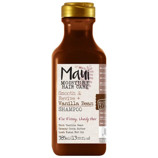 Maui Moisture Anti-Frizz Vegan Vanilla Aloe Vera Shampoo For Frizzy Hair 13 oz