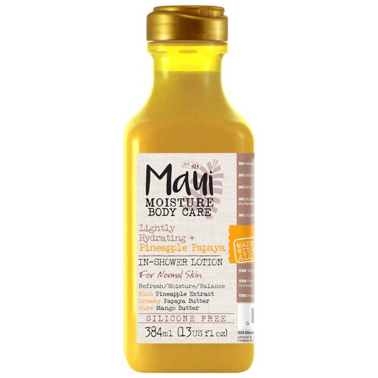 Maui Moisture Lightly Hydrating+ Pineapple Papaya in-Shower Body Lotion 13 oz