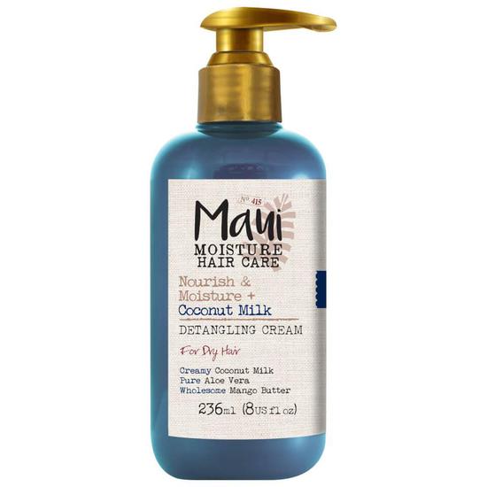 Maui Moisture Nourish & Moisture+ Coconut Milk Detangling Cream 8 oz