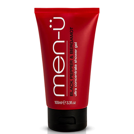 men-ü Black Pepper & Bergamot Shower Gel With Pump 100ml