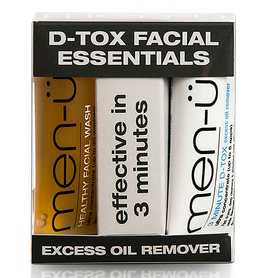 men-ü D-TOX FACIAL ESSENTIALS