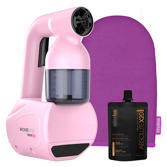 MineTan Bronze Babe Personal Spray Tan Kit Pink