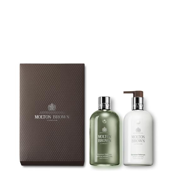 Molton Brown Geranium Nefertum Shower Gel & Lotion Set