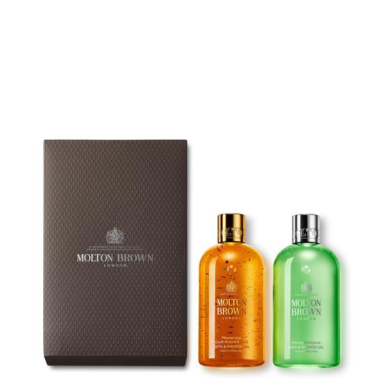 Molton Brown Mesmerizing Oudh Accord & Gold & Eucalyptus Shower Gel Gift Set
