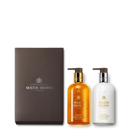 Molton Brown Mesmerizing Oudh Accord & Gold Hand Wash & Lotion Set