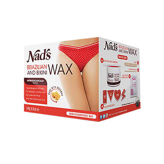 Nad's Hair Removal Brazilian & Bikini Wax Kit 5 oz