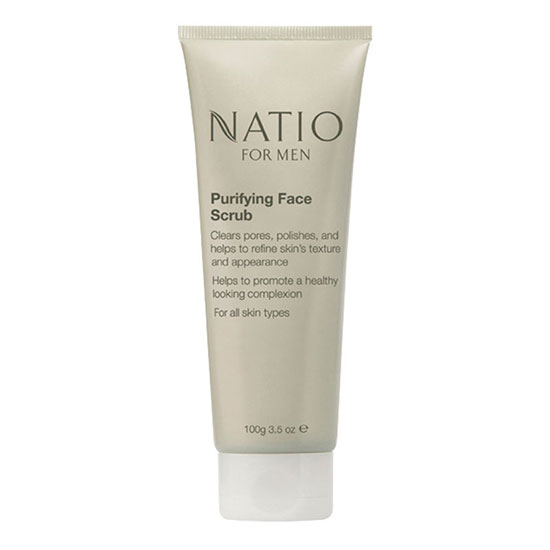 Natio For Men Purifying Face Scrub